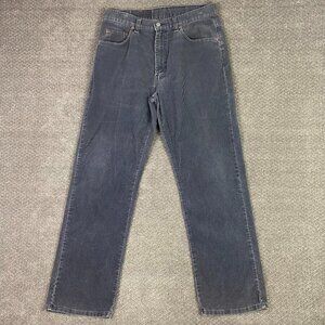 Vintage Y2K Levi's 505 Corduroy Pants Men's 34 x 32 Gray Made in Canada